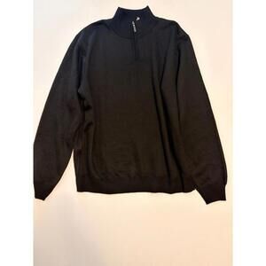 TrueRock Black Quarter-Zip Pullover (Size 2XL)